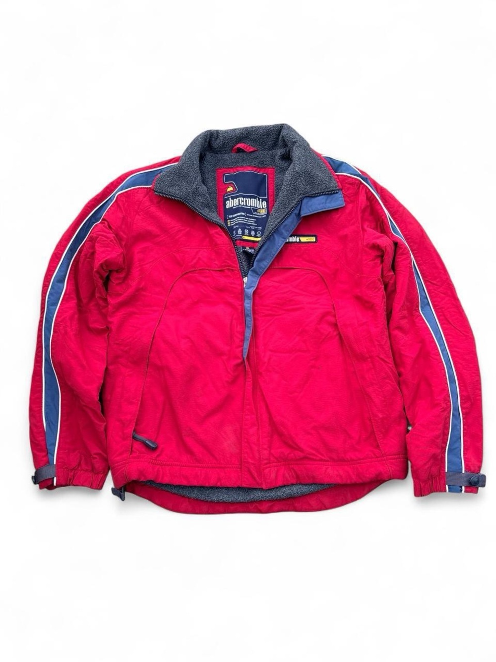 Vintage 90s Abercrombie & Fitch Weatherproof Jacket – Red, XL